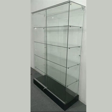 4ft Frameless Wallcase Display w/ LED Lights