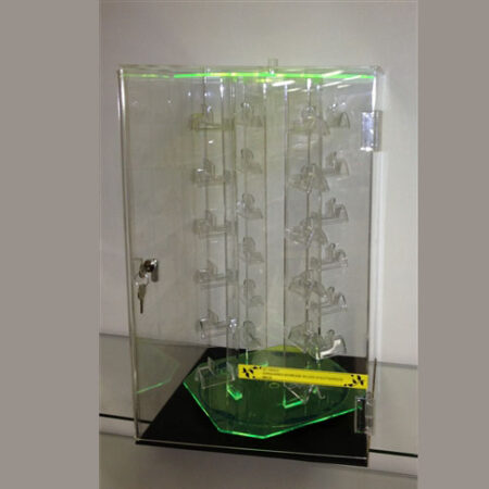 Acrylic Green Sunglass Holder in Display