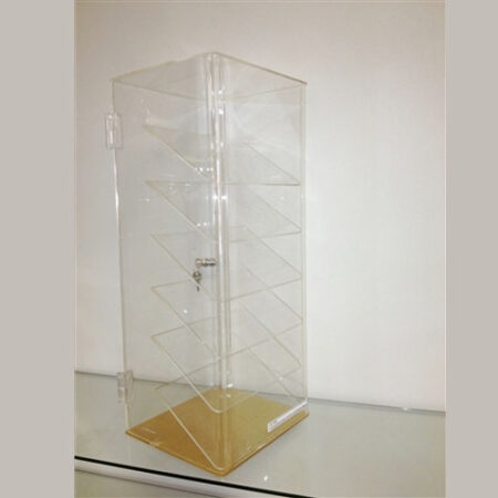 Acrylic Six Slanted Shelf Display Case