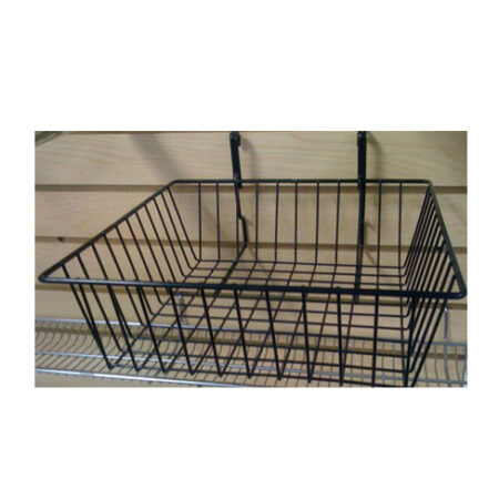 Universal Basket for Slatwall/Gridwall/Pegboard