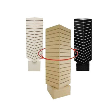Slatwall Rotating Cube Display