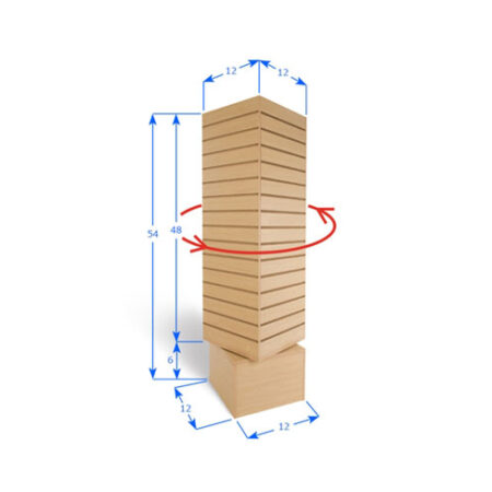 Slatwall Rotating Skinny Display